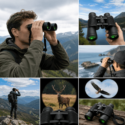 20x50 HD Outdoor Binoculars – Waterproof & Wide View