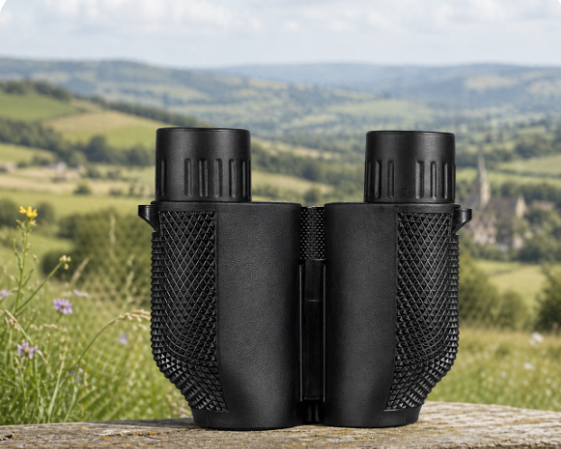 10x25 Compact Binoculars for Adults – BAK4 Prism, Fully Multi-Coated Lenses, Lightweight Pocket Binoculars for Bird Watching, Travel & Outdoor Use