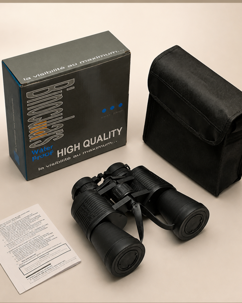 20x50 HD Binoculars with FMC Lenses – Waterproof, Anti-Slip Grip & Durable