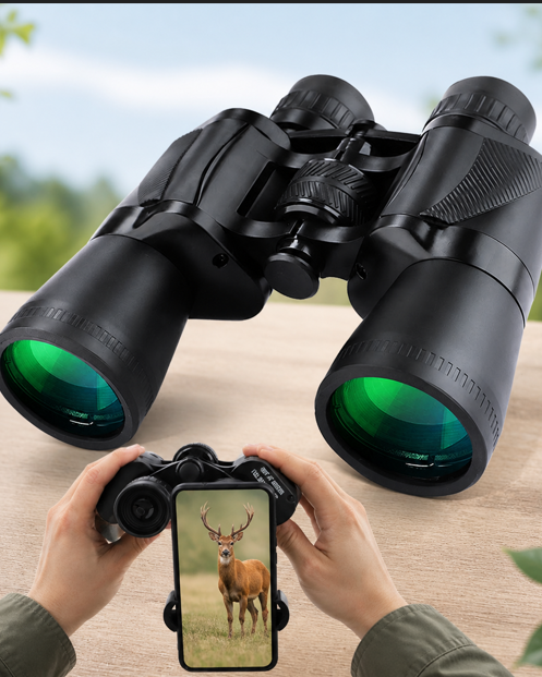 20x50 HD Outdoor Binoculars – Waterproof & Wide View