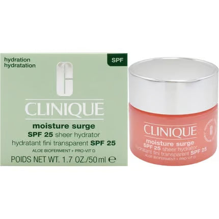 Clinique Moisture Surge Sheer Hydrator SPF 25 for Women 1.7oz.