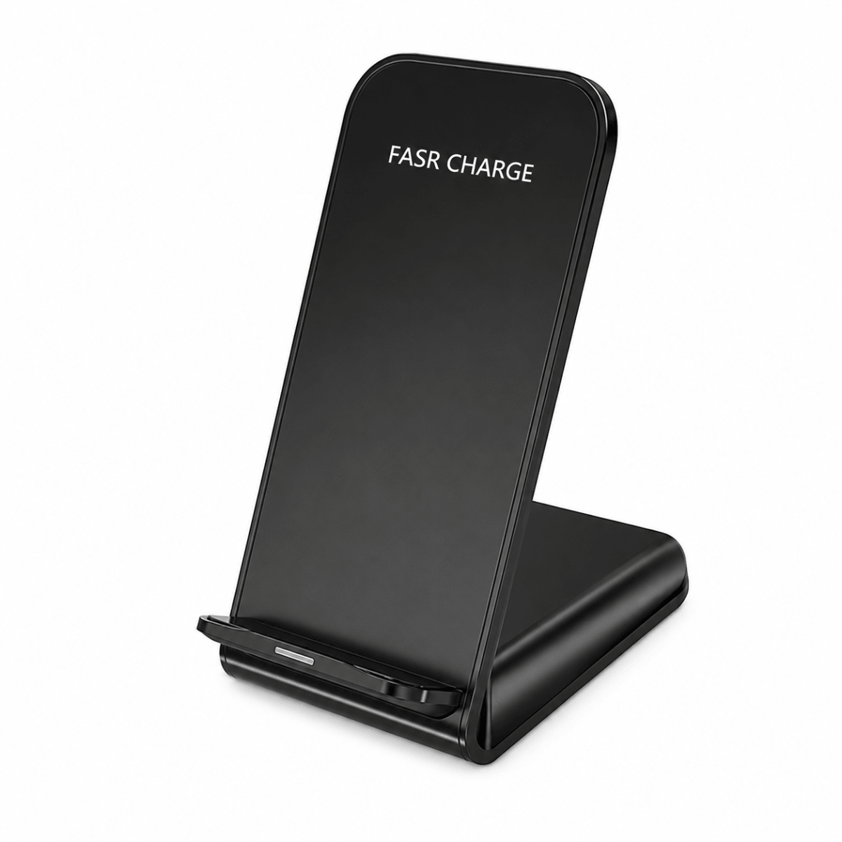 15W Fast Wireless Charger Stand – Dual Orientation & Smart LED