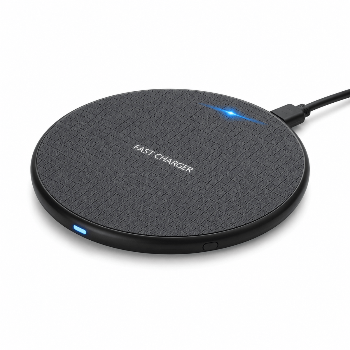 SafeCharge Wireless Charging Pad – Portable Qi Charger with LED Indicator