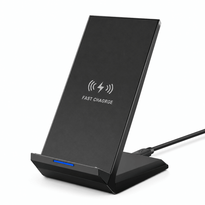 15W Fast Wireless Charger – Vertical & Horizontal Qi Charging.
