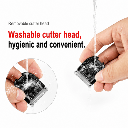 Men’s Multifunctional Hair Clipper – Washable Cutter Head, Ergonomic Design