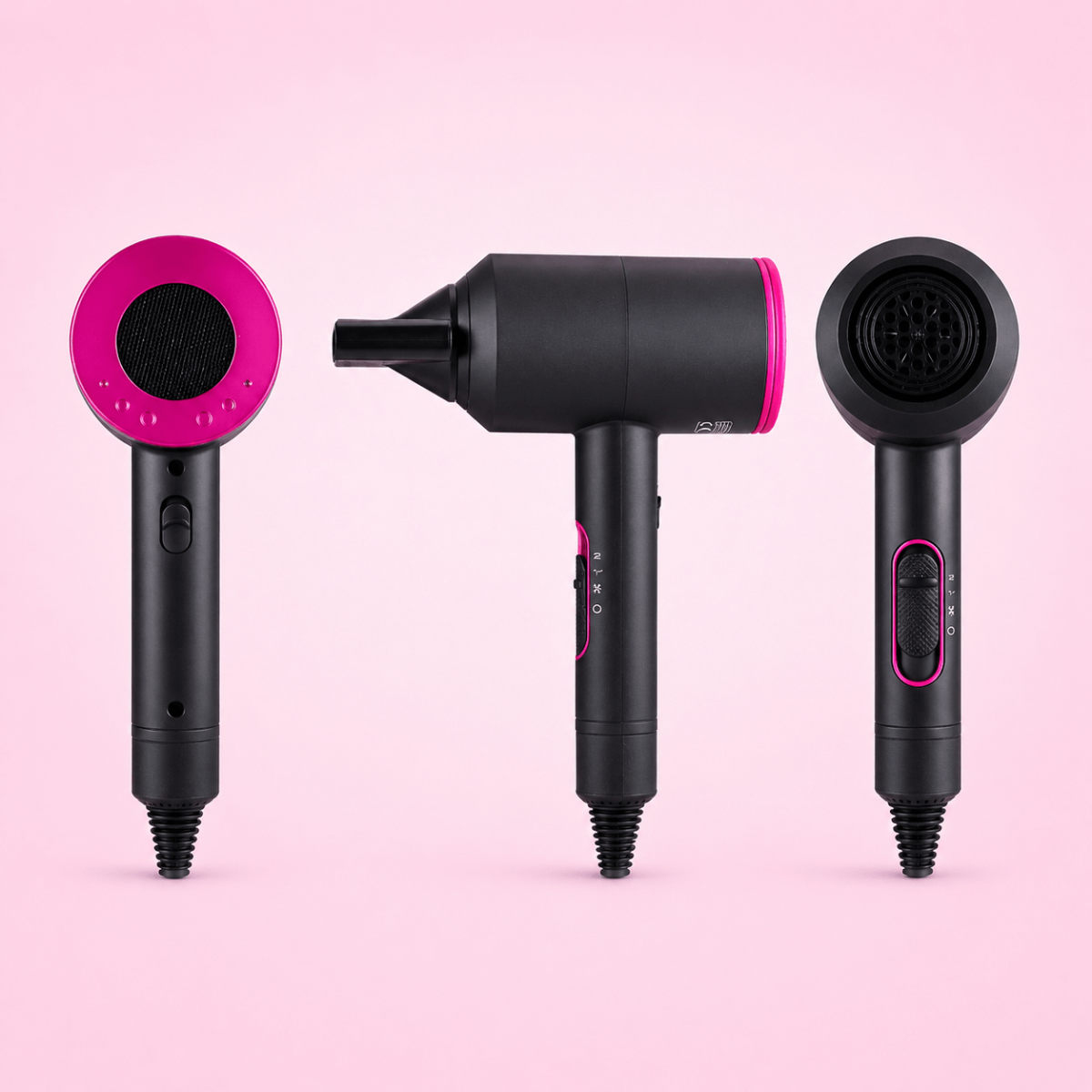 Professional 1800–2000W Hair Dryer with Diffuser & Dual Concentrators