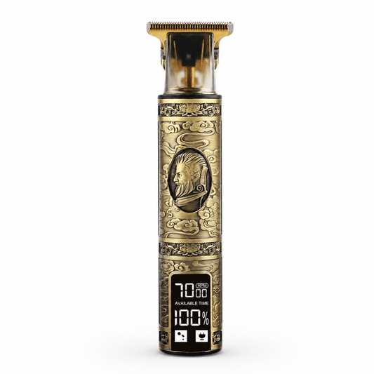 Men’s Professional T-Blade Hair Trimmer – USB Rechargeable with Removable Washable Blades.