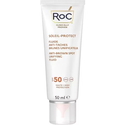 RoC Soleil-Protect Unifying Fluid Anti-Brown Spots SPF50 Face Sunscreen 50ml