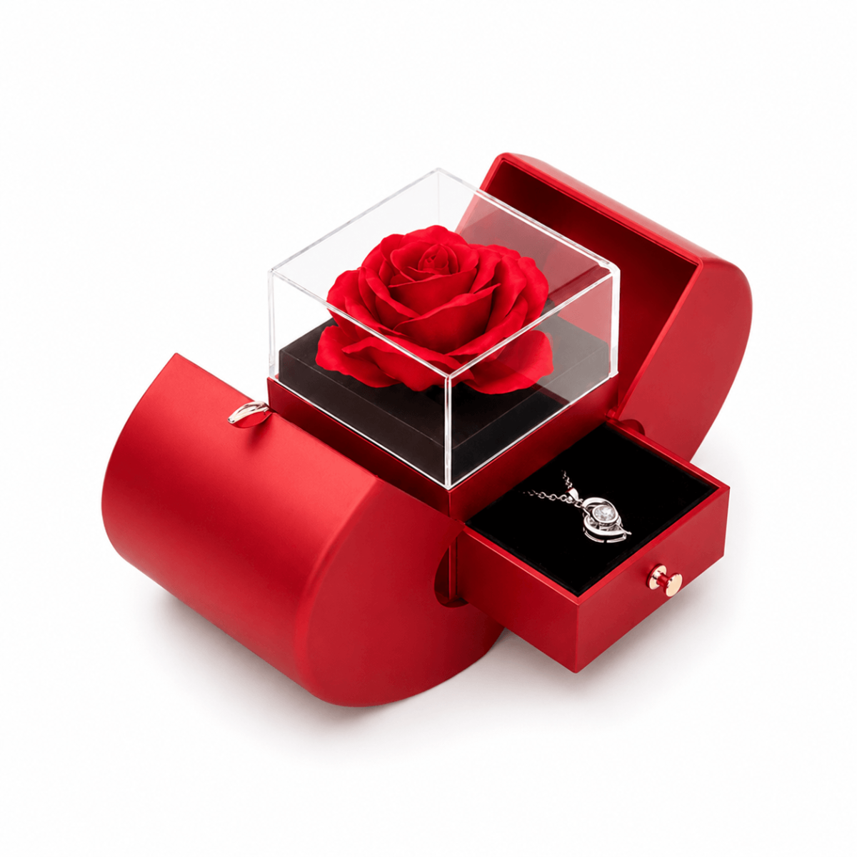 Eternal Love Preserved Real Rose Gift Box for Mom, Wife & Girlfriend – Romantic Gift for Birthdays, Valentine’s Day & Anniversaries