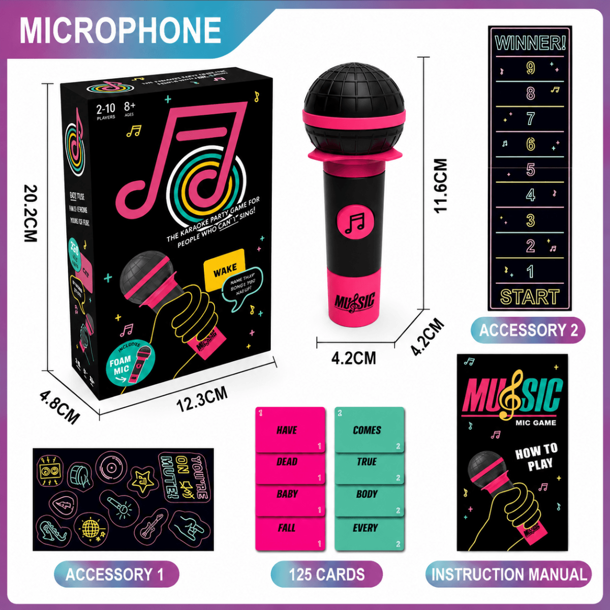 Grab The Mic – Musical Karaoke Party Game for Kids & Families