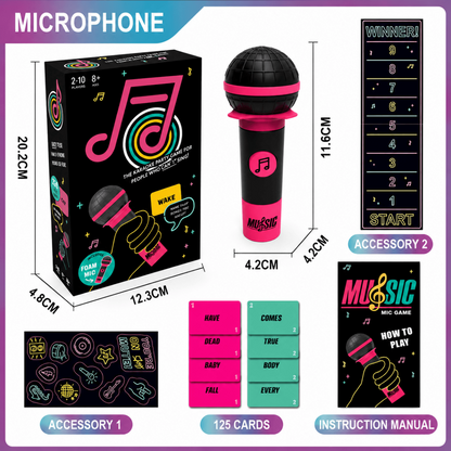 Grab The Mic – Musical Karaoke Party Game for Kids & Families