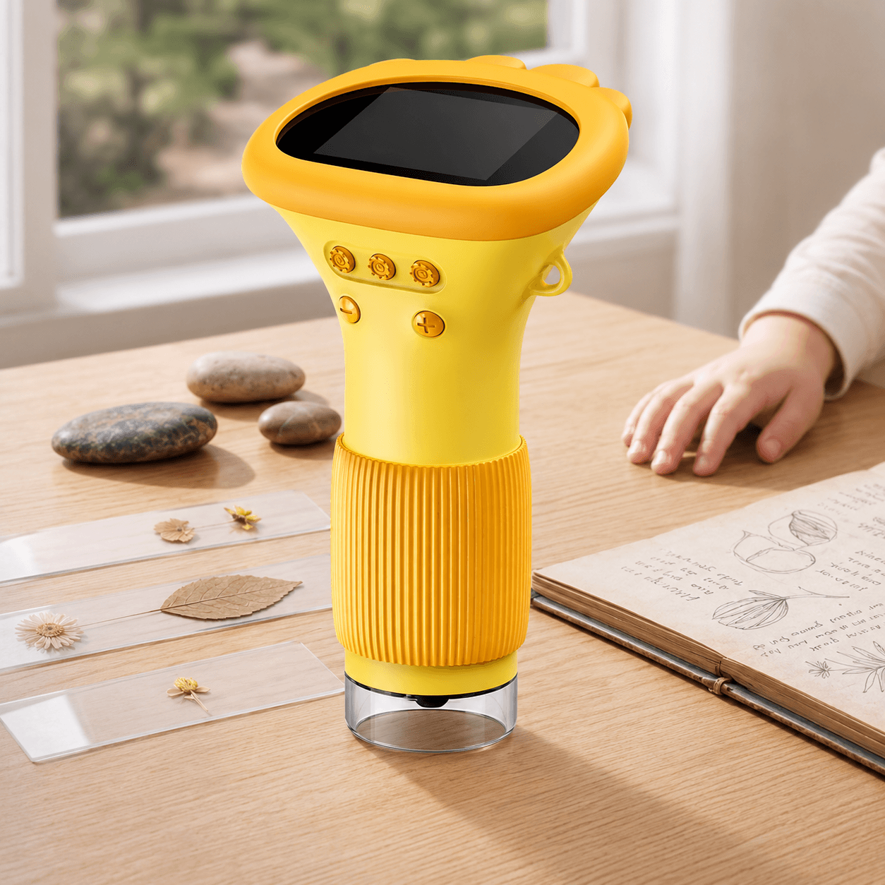 Kids Digital Microscope – HD Screen, Photo & Video Recording