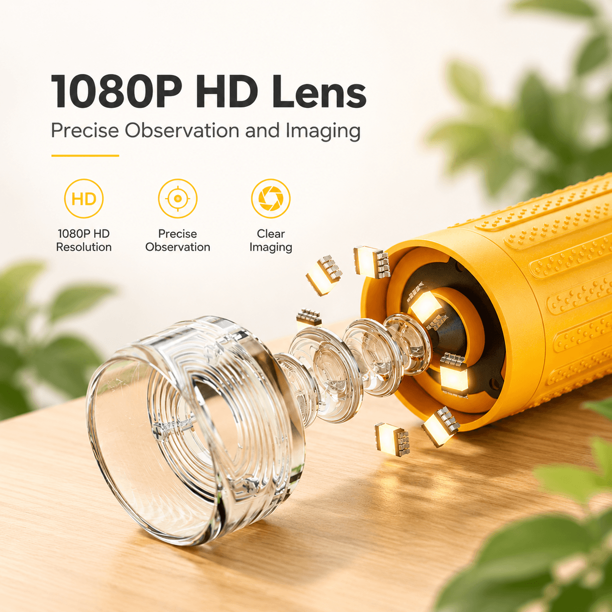 Kids Digital Microscope, 50-1000X – 2.0" IPS Screen with 1080P HD Clarity