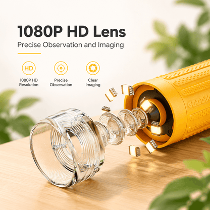 Kids Digital Microscope, 50-1000X – 2.0" IPS Screen with 1080P HD Clarity
