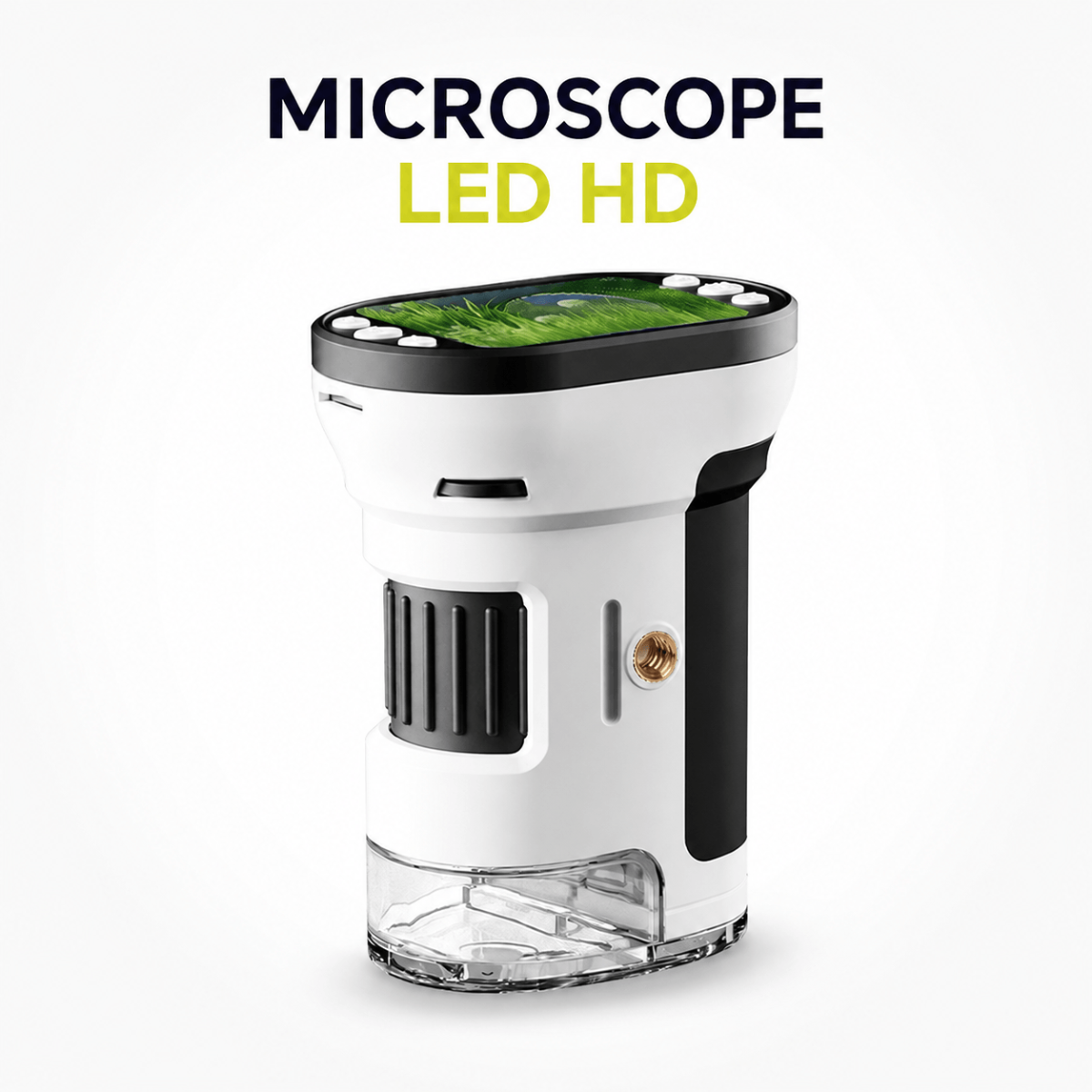 Kids HD Digital Microscope – LED Light, Handheld & Stand-Compatible