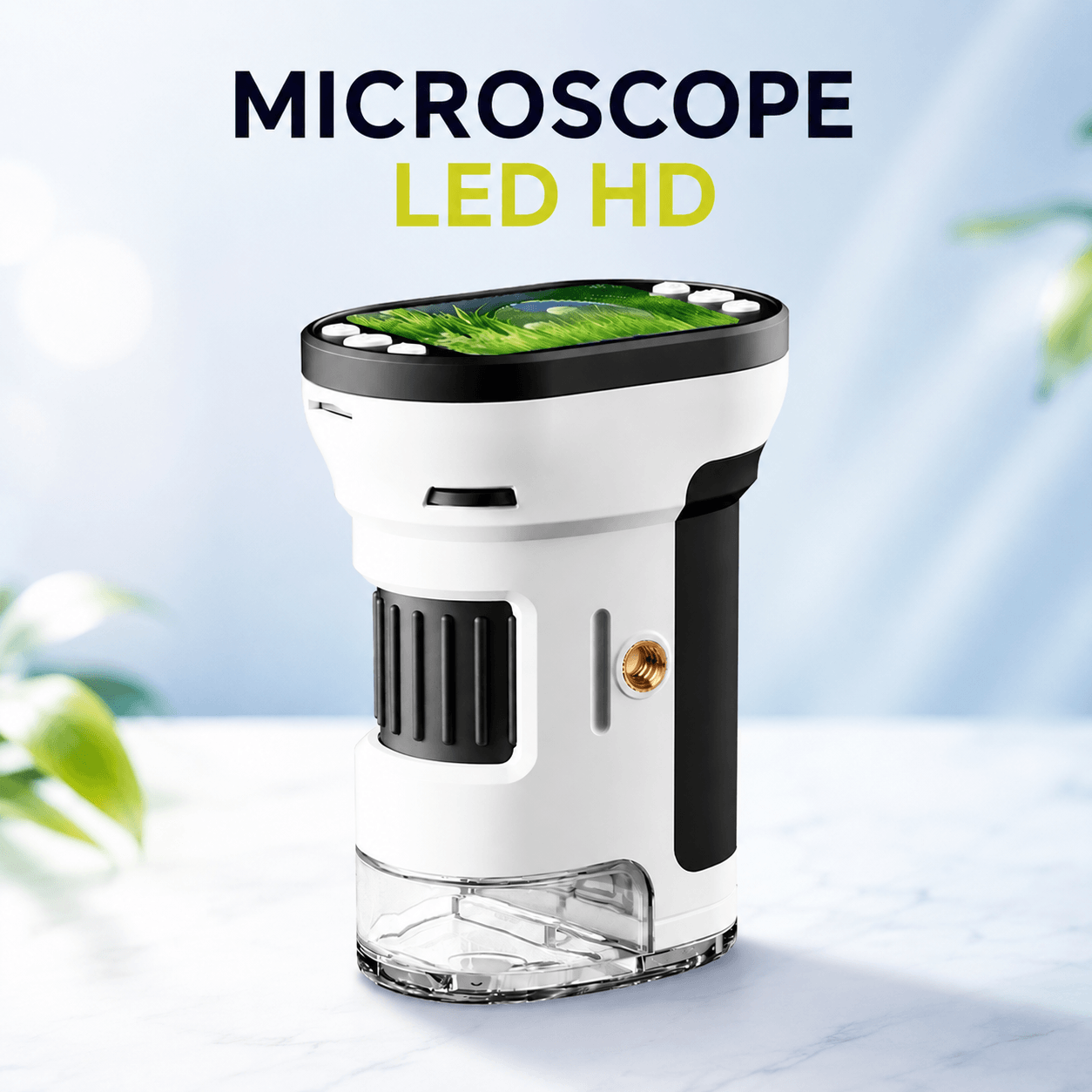 Kids HD Digital Microscope – LED Light, Handheld & Stand-Compatible