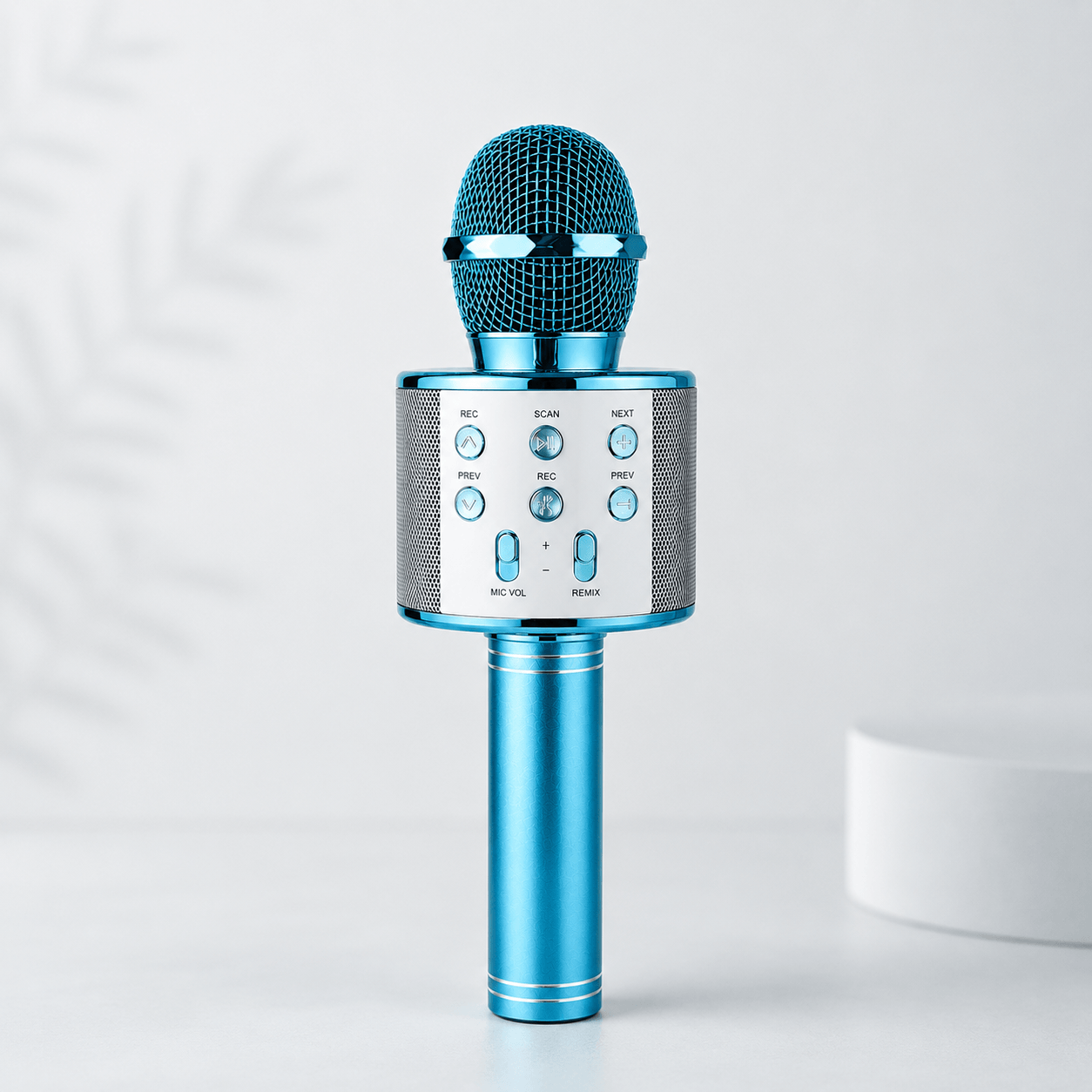 Wireless Bluetooth Karaoke Microphone with Speaker & Echo Control