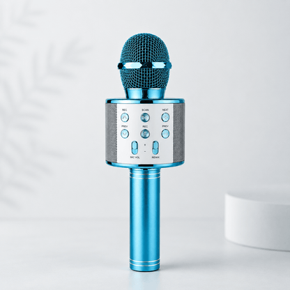 Wireless Bluetooth Karaoke Microphone with Speaker & Echo Control