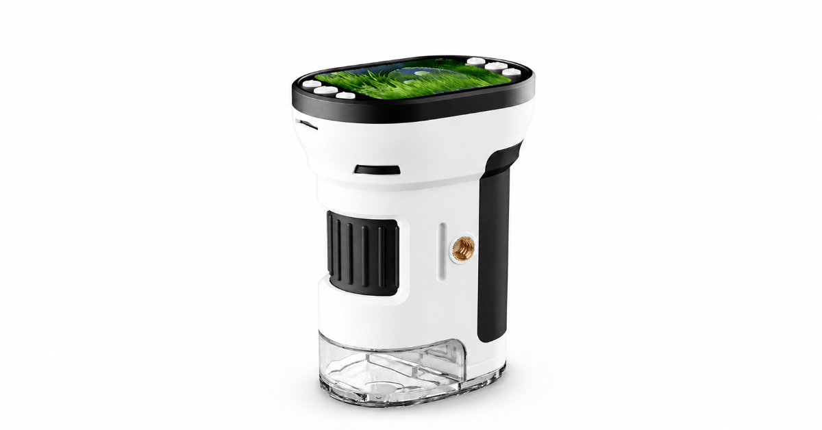 Kids HD Digital Microscope – LED Light, Handheld & Stand-Compatible