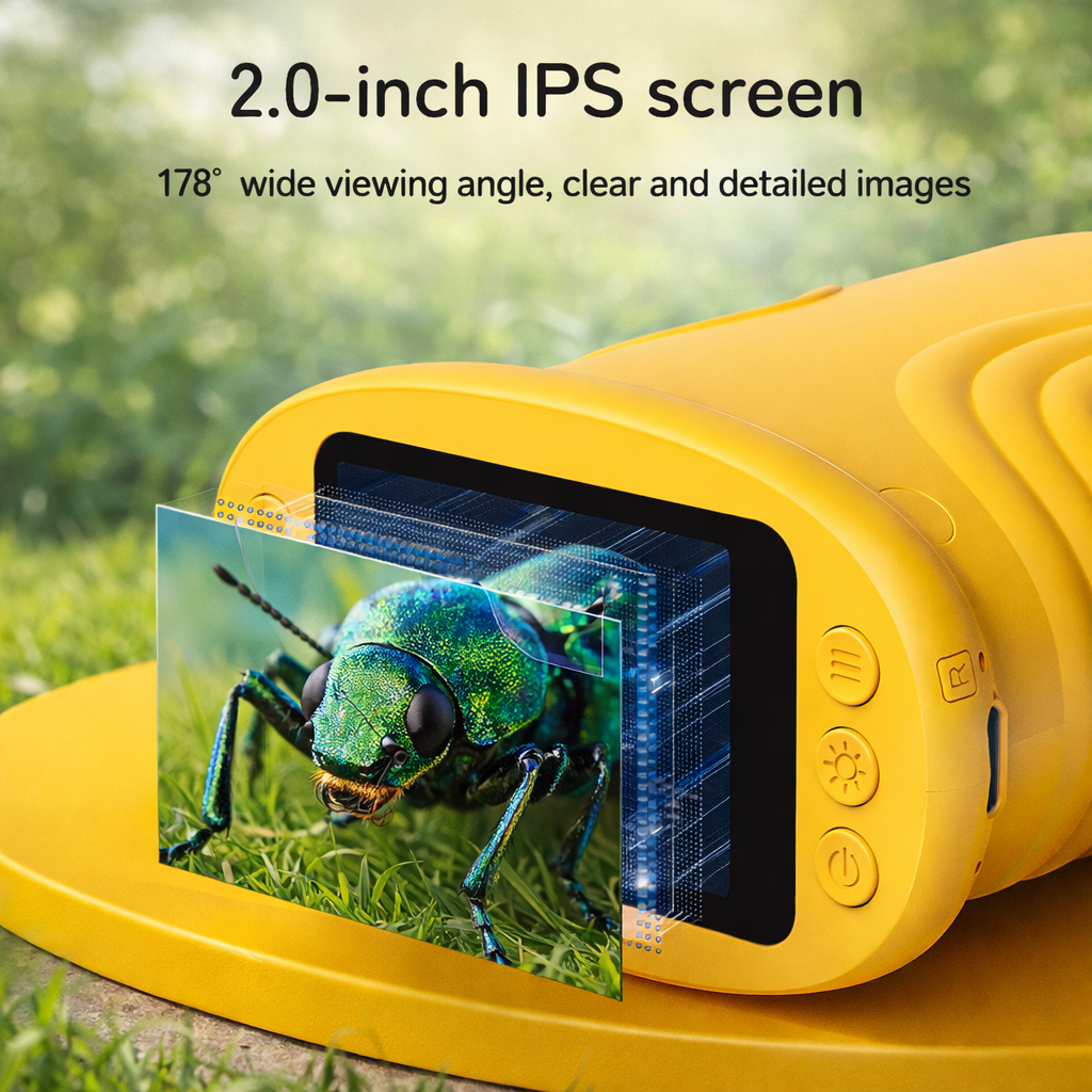 Kids Digital Microscope with 2MP Camera & 1000X Magnification