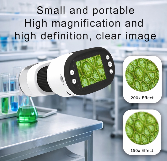 Kids Digital Microscope – Handheld, Compact & Photo/Video Recording