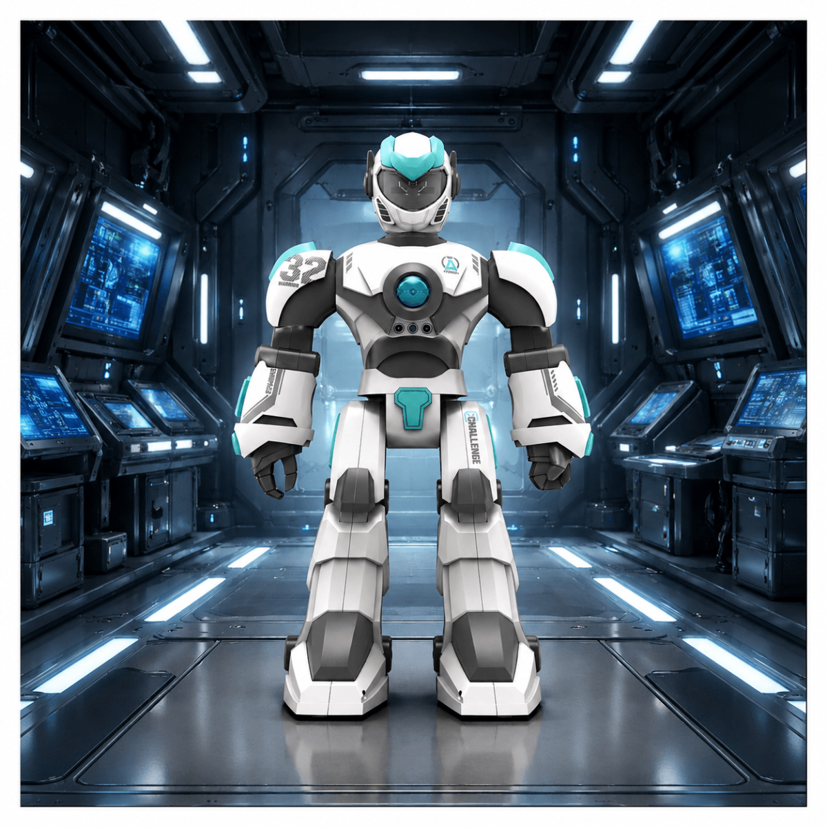 Large Intelligent Robot Toy for Kids with Voice Control, Gesture Sensing Smart Programming