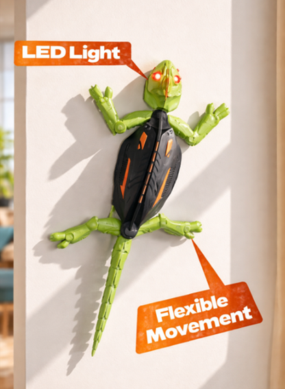 Remote Control Wall-Climbing Gecko Toy with 360° Movement