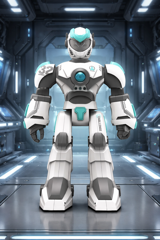 1532 Large White Intelligent Programming Robot – Interactive RC & Programmable Toy.