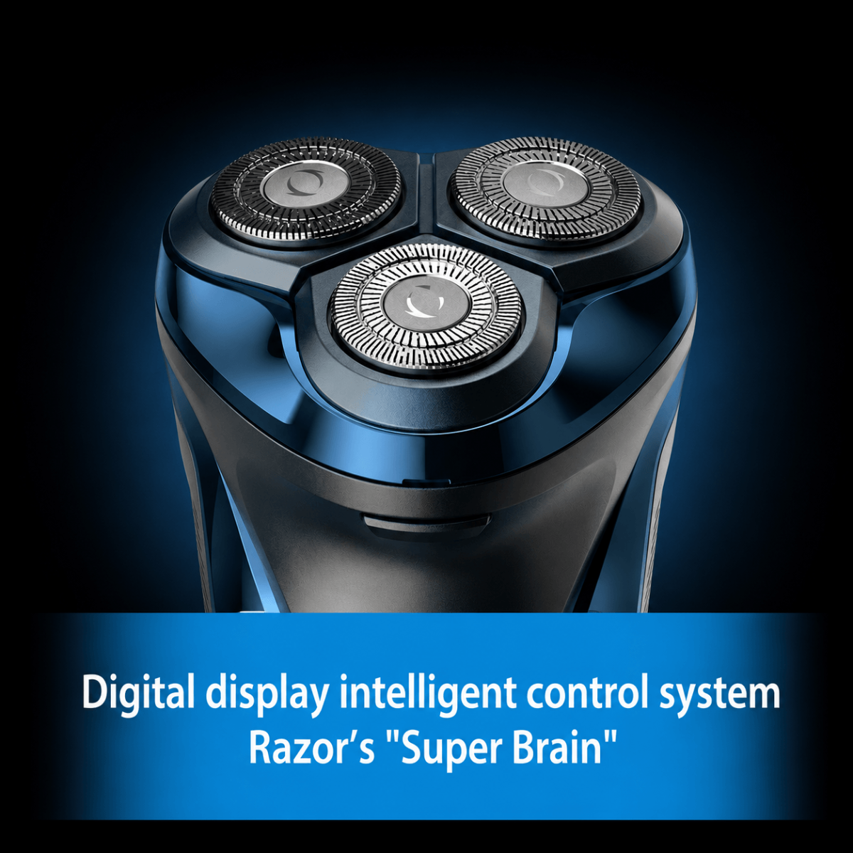 Smart 4D Electric Shaver – Wet & Dry, Fast-Charging, LED Display