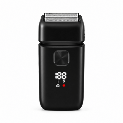 Men’s 2-in-1 Electric Shaver & Beard Trimmer – Dual Blades, LED Display