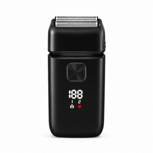 Men’s 2-in-1 Electric Shaver & Beard Trimmer – Dual Blades, LED Display