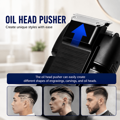 Men’s 2-in-1 Electric Shaver & Beard Trimmer – Dual Blades, LED Display