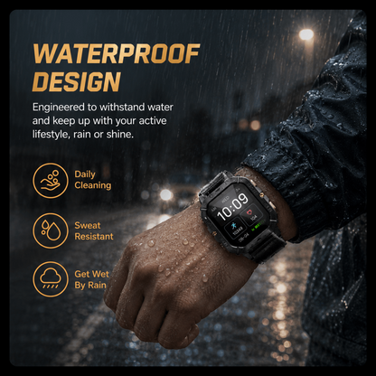Men’s Multi-Sport Smartwatch – Bluetooth Calls, Fitness & Health Tracker