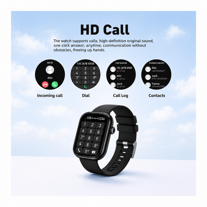 Sports Outdoor Smart Watch, HD Touchscreen & Multi-Sport Tracking