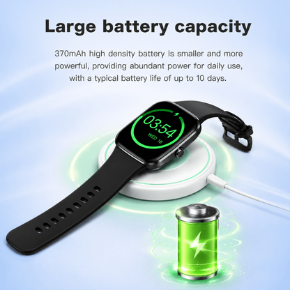 Bluetooth Calling Smart Watch with Health Monitor & Sports Modes