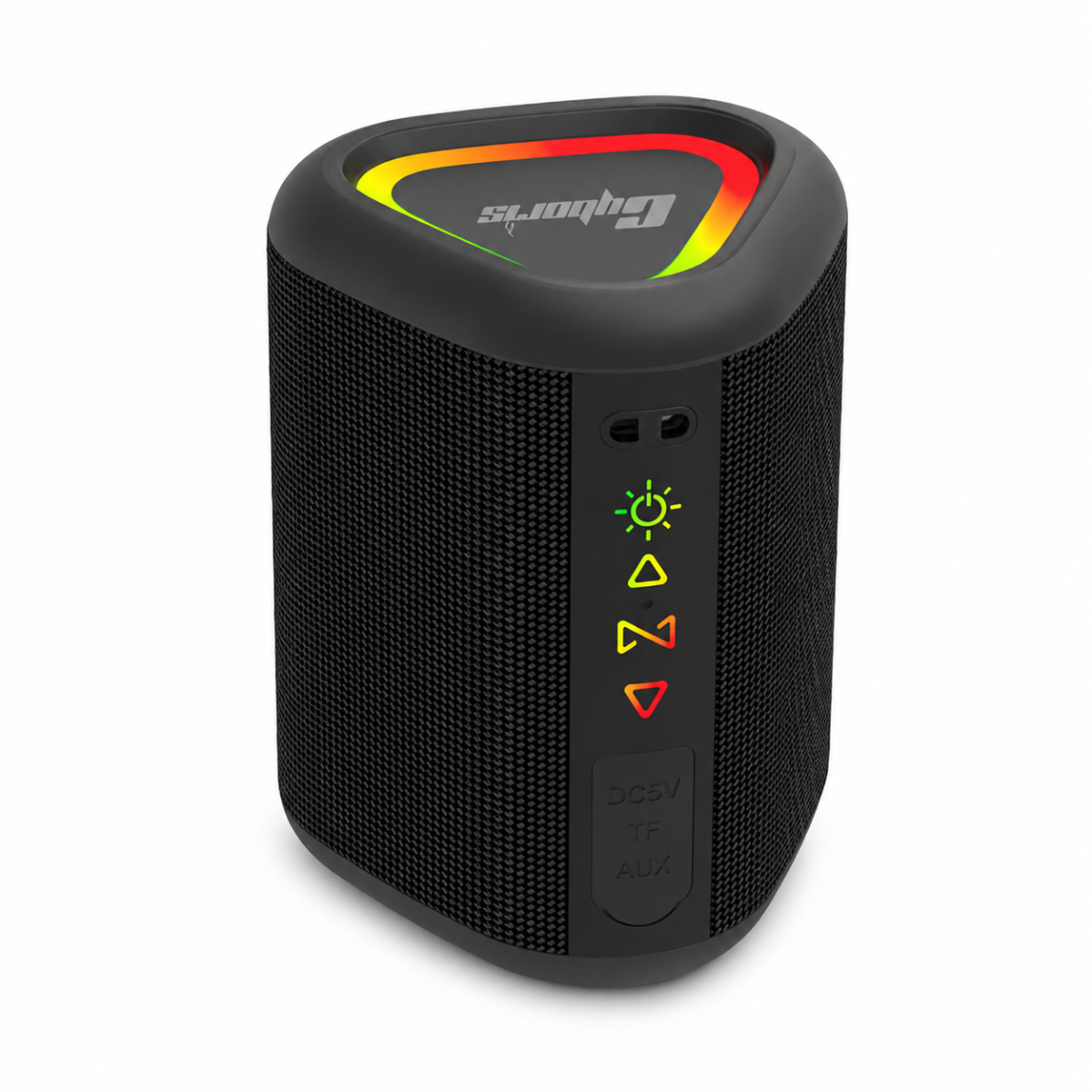 Outdoor Waterproof Bluetooth Speaker – Stereo Bass, LED Lights & TWS