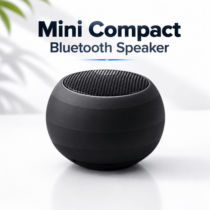 Mini Bluetooth Speaker – Hi-Fi Stereo Sound, IPX5 Waterproof & TWS Pairing
