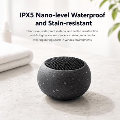 Mini Bluetooth Speaker – Hi-Fi Stereo Sound, IPX5 Waterproof & TWS Pairing