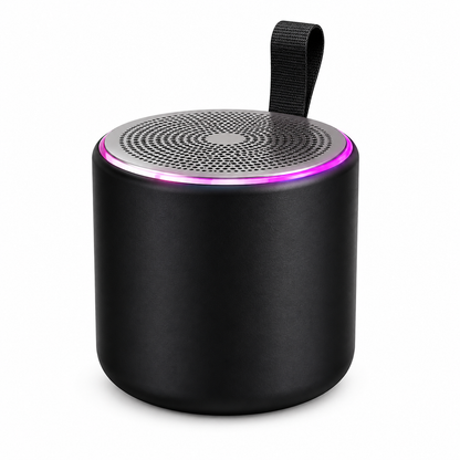 Portable Bluetooth Speaker – HiFi Surround Sound, IPX5 Water Resistant & LED Light