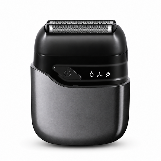 Mini Electric Shaver for Men – USB-C Wet & Dry Triple Blade Razor