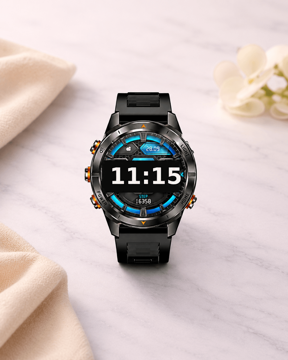 Outdoor Smartwatch with Strong Light – Bluetooth Calls, Fitness & Sleep Tracker