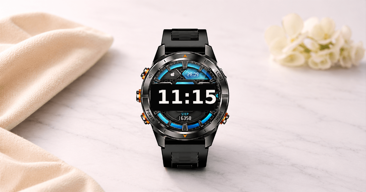 Outdoor Smartwatch with Strong Light – Bluetooth Calls, Fitness & Sleep Tracker