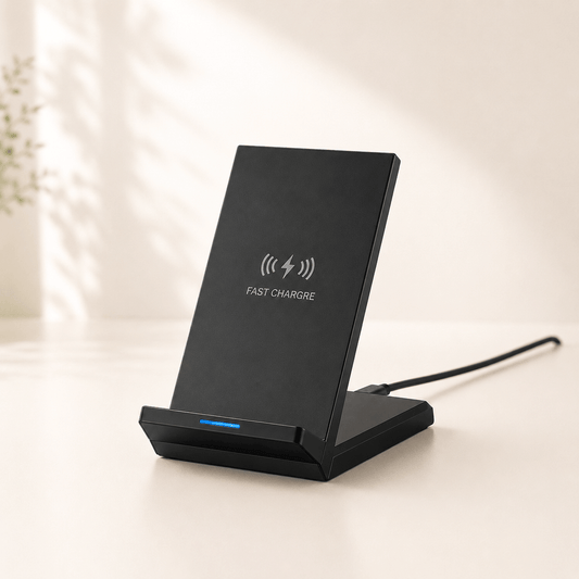 15W Fast Wireless Charger – Vertical & Horizontal Qi Charging.